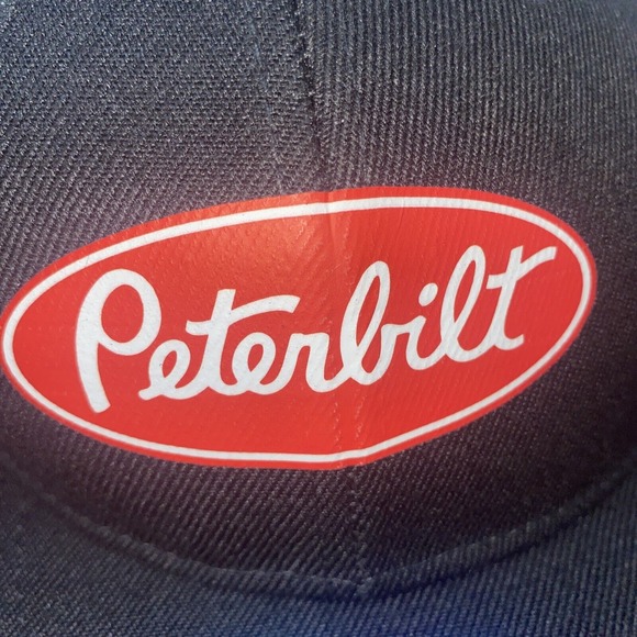 Three In Peterbilt Snapback Flat Bill Cap/Hat - Picture 4 of 4